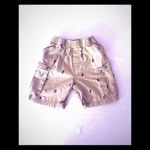 Tan Cargo Shorts